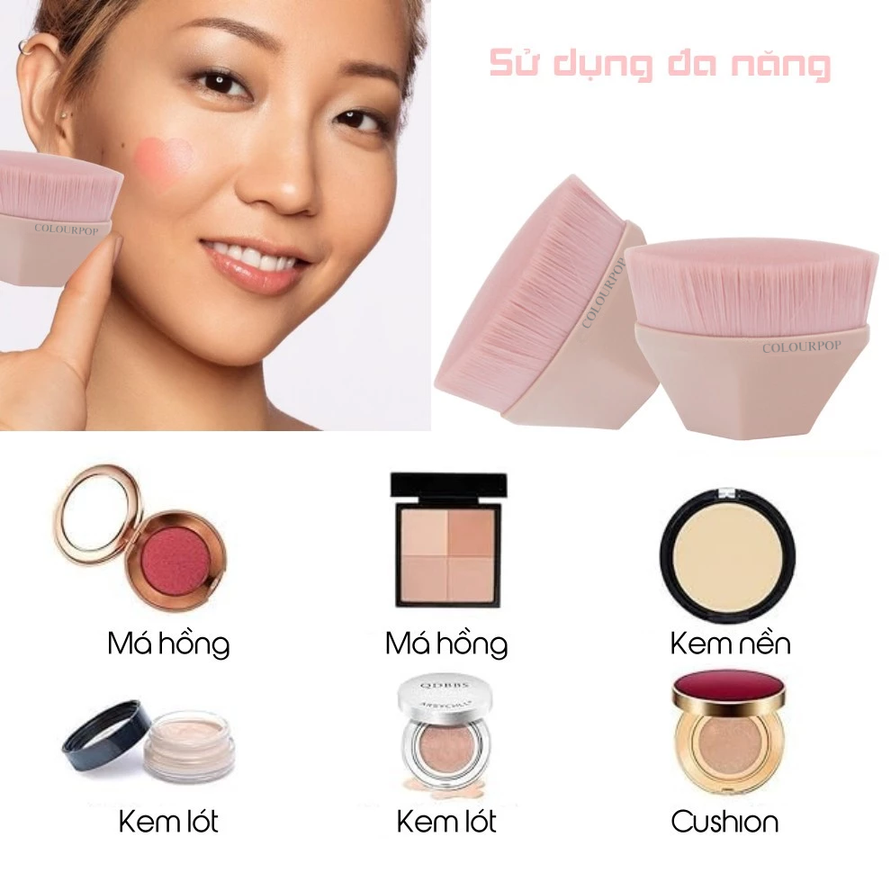 Cọ Tán Kem Nền Và Che Khuyết Điểm COLOURPOP Foundation Brush C209